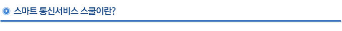 스마트 통신서비스 스쿨이란?